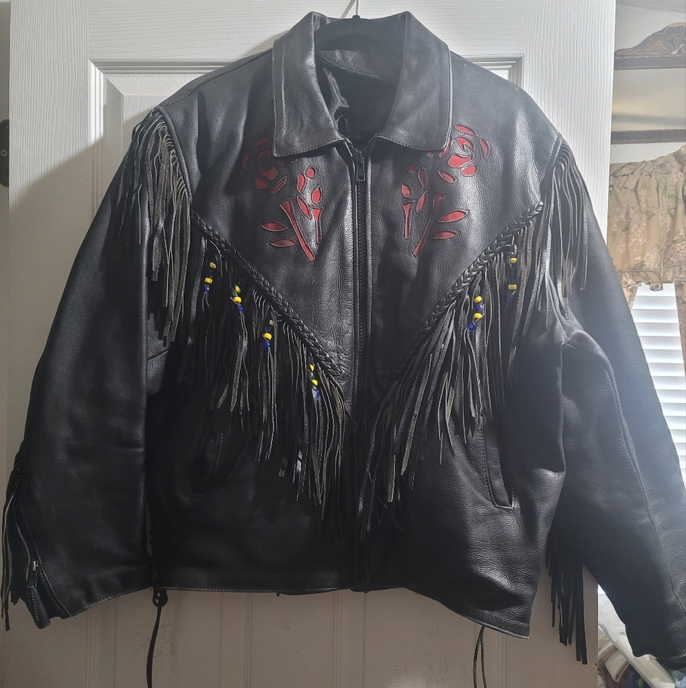 Leather jacket